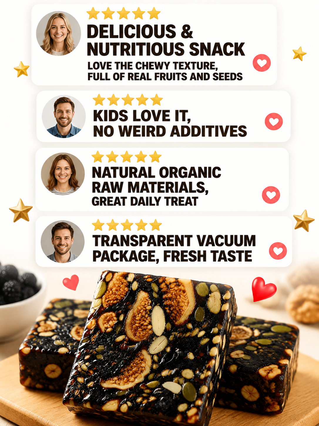 Fig & Flaxseed Snack Bites | Natural Healthy Snacks