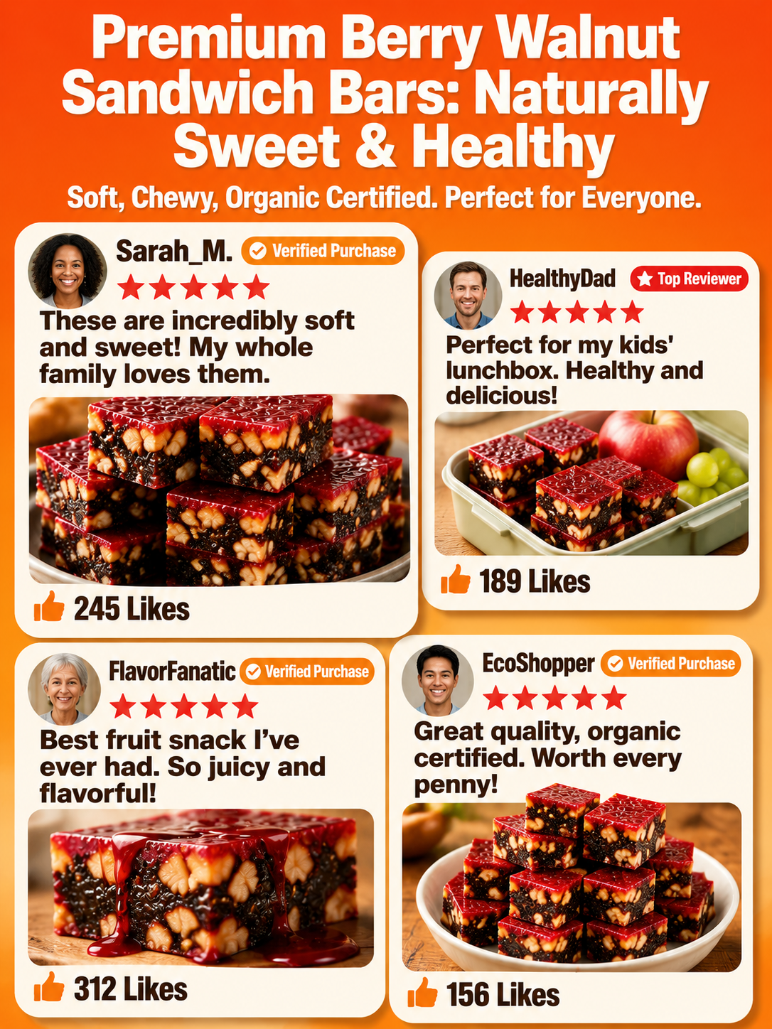 ⛰️Blueberry Walnut Hawthorn Bites, No Added Sugar-9YOE9