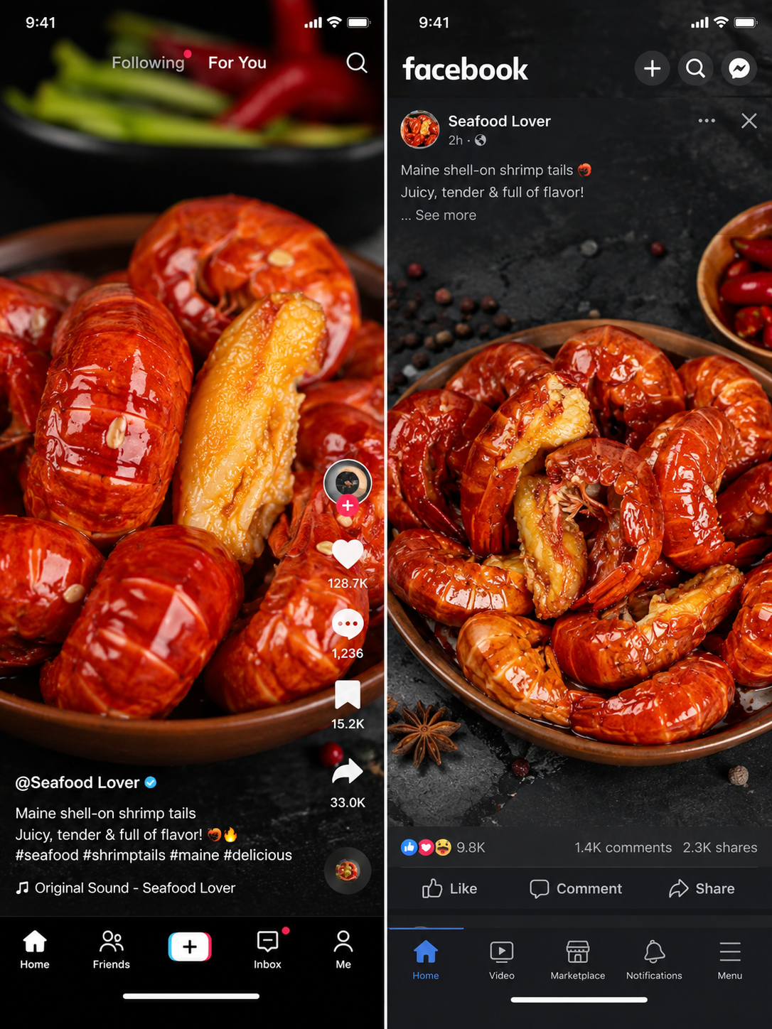 🦞Fresh lobster tail meat with shell-9YOE9