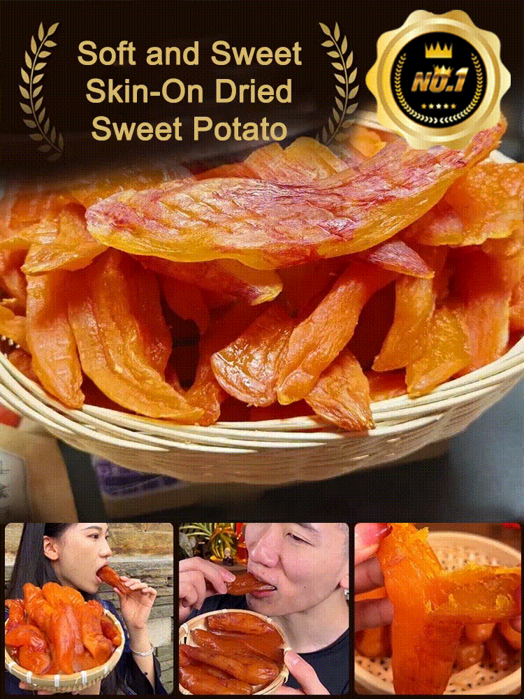 Soft and Sweet Skin-On Dried Sweet Potato-9YOE9