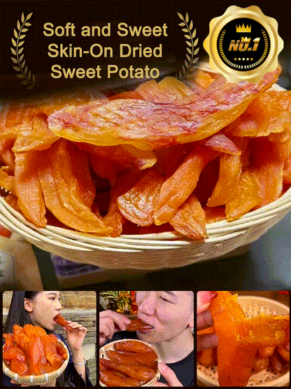 Soft and Sweet Skin-On Dried Sweet Potato-9YOE9