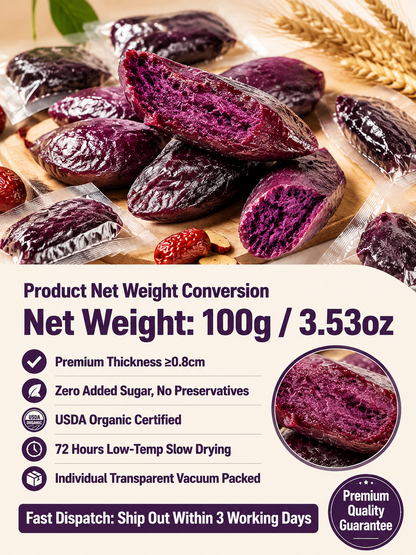 Healthy Low Fat Purple Sweet Potato Snack-9YOE9