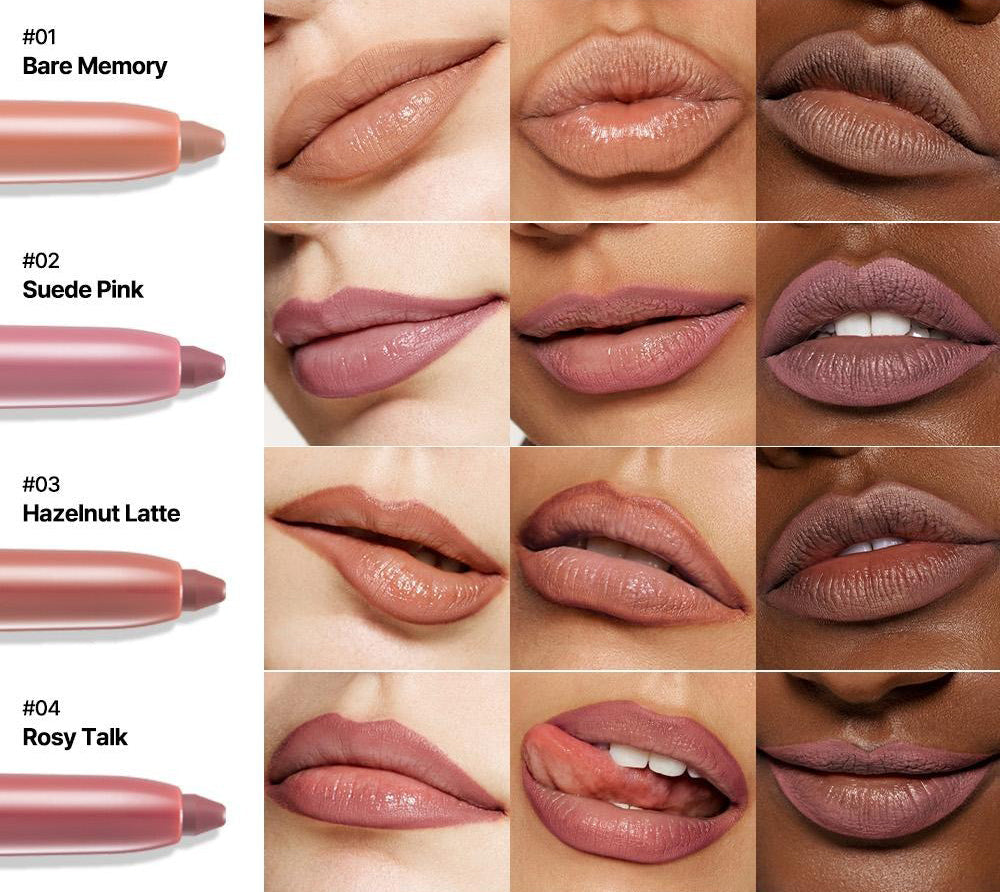 Easy Glide Lip Liner — Creamy, Blendable Color with Smooth Application-9YOE9