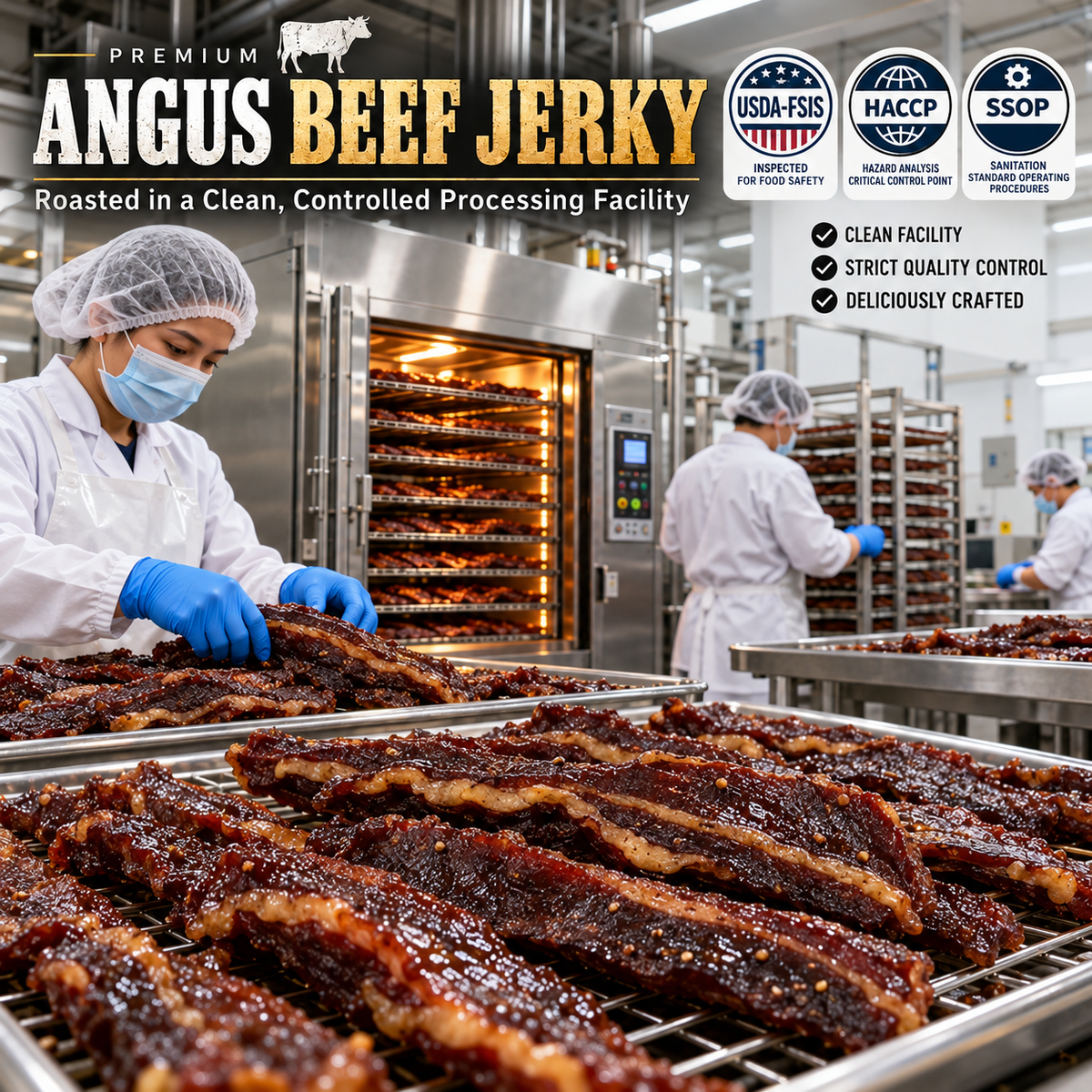 🐂🍖America's Finest — 🥩 Premium Angus Beef Jerky: 🔥 Pure Beef Luxury in Every Bite-Family
