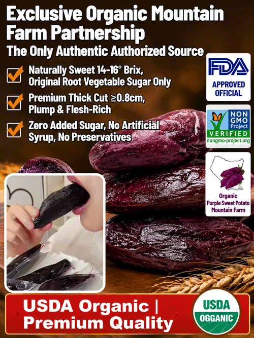 Healthy Low Fat Purple Sweet Potato Snack-9YOE9