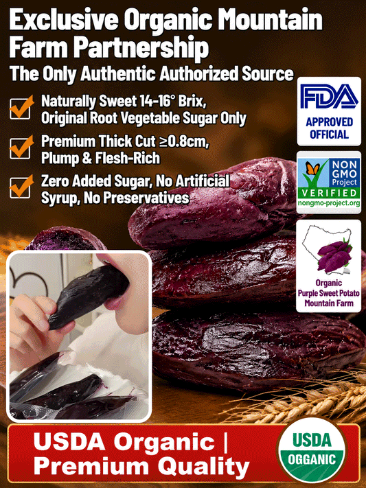 Healthy Low Fat Purple Sweet Potato Snack-9YOE9