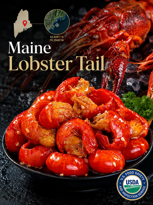 🦞Fresh lobster tail meat with shell-9YOE9