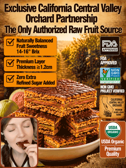 🔴Sweet & Sour Jujube Guava Sandwich Snacks  Soft Chewy Natural Dried Fruit Treat-9YOE9