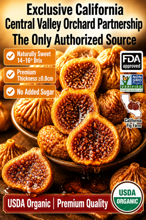 Natural Sun-Dried Figs – Sweet & Chewy Healthy Fruit Snack