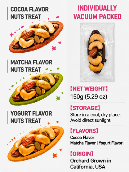 🍪Premium Crispy Almond Cashew Cookies – Roasted Nut Snack with Cocoa, Matcha & Original Flavors-9YOE9