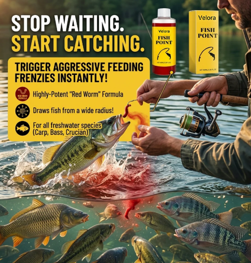 Concentrated Fish Attractant Liquid – Fast-Acting Red Worm Bait Additive for Freshwater Fishing, Enhances Scent & Improves Bite Response (100ml)-9YOE9