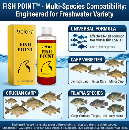 Concentrated Fish Attractant Liquid – Fast-Acting Red Worm Bait Additive for Freshwater Fishing, Enhances Scent & Improves Bite Response (100ml)-9YOE9