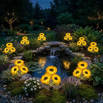 【MothersDayGift】🔥Hot Sale 49% off🌟🌻 2026 UPGRADED Solar Sunflowers – Hyper-Realistic Petals, Stunning Shadow Projections & Dusk-to-Dawn Garden Mag-9YOE9