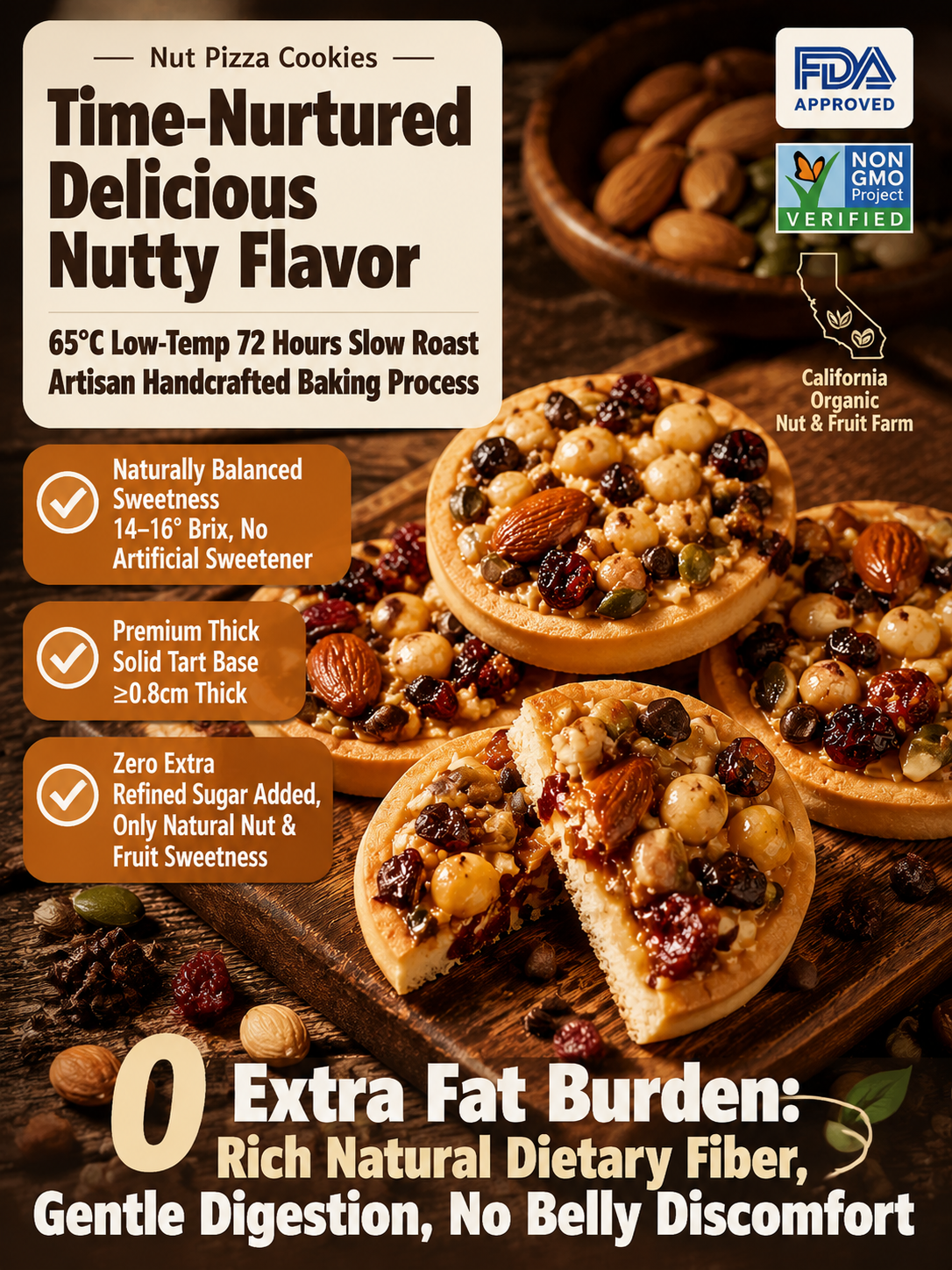 🍪Mixed Nut Cookies Assorted Biscuit Snack Pack-9YOE9