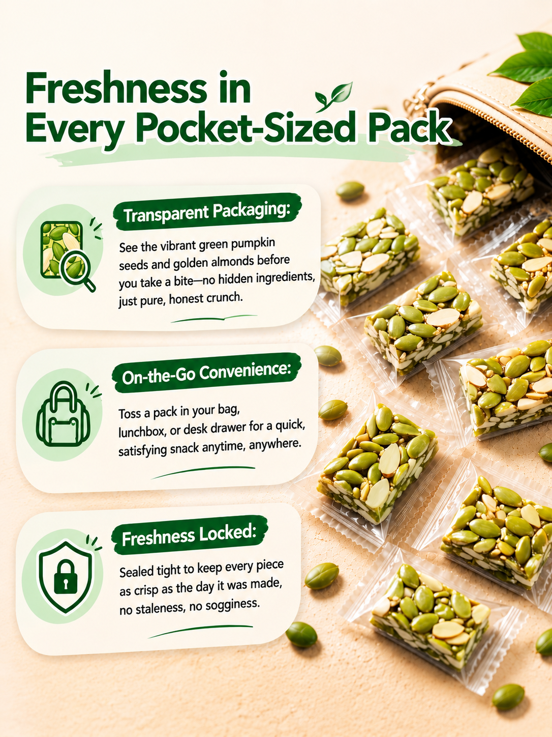 Pumpkin seed brittle – naturally strengthens the kidneys and protects the bladder from the inside out-9YOE9