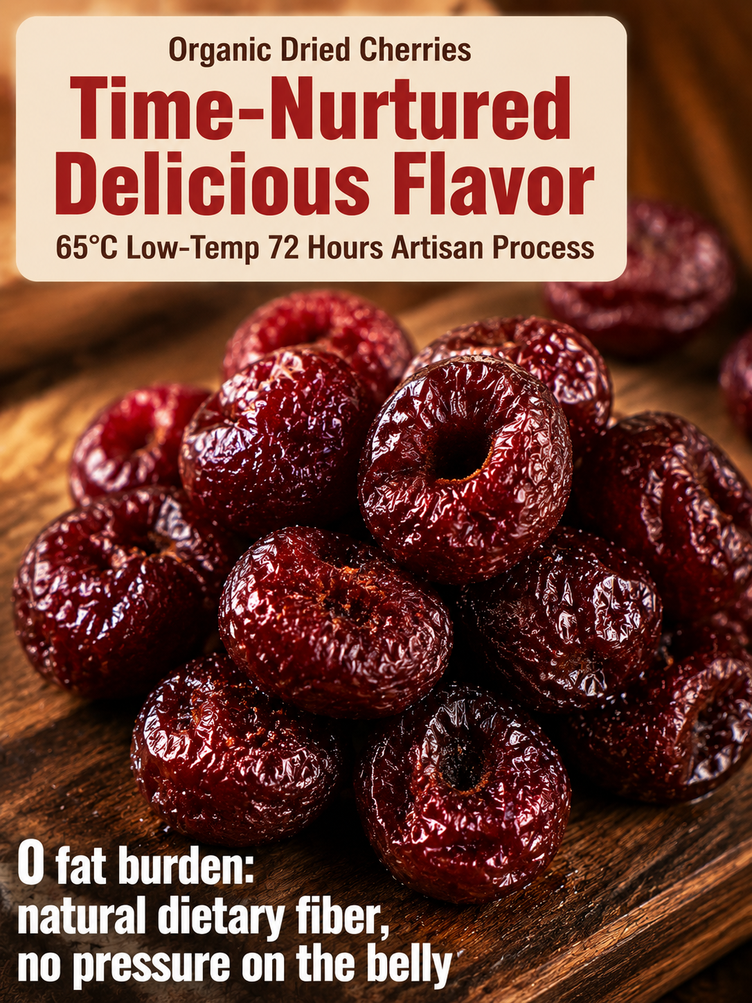 🍒Dried Sour Cherry Snacks, Natural Pitted Fruit Treats-9YOE9