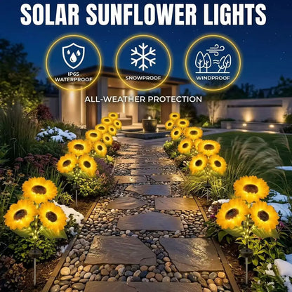 【MothersDayGift】🔥Hot Sale 49% off🌟🌻 2026 UPGRADED Solar Sunflowers – Hyper-Realistic Petals, Stunning Shadow Projections & Dusk-to-Dawn Garden Mag-9YOE9
