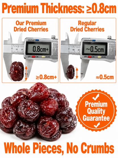 🍒Dried Sour Cherry Snacks, Natural Pitted Fruit Treats-9YOE9