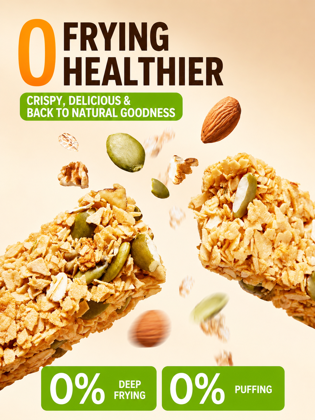 🥚Oat Protein Granola Bars Low Calorie Snack-9YOE9