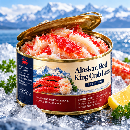 🦀Ocean's Finest — 🦀Alaskan Red King Crab Legs: 🦀Pure Luxury in Every Bite-Family
