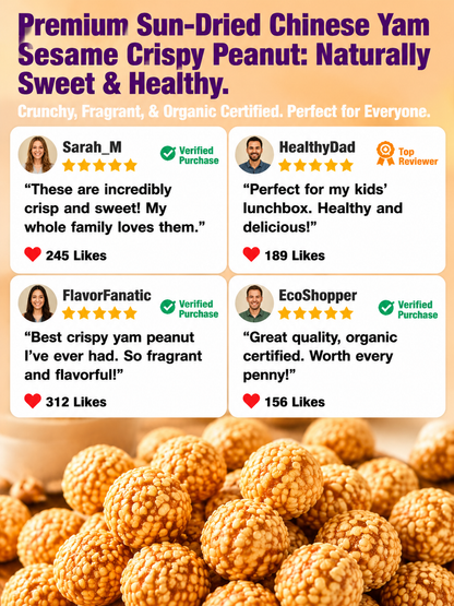 🥜Sesame Coated Yam Peanuts. Original Flavor-9YOE9