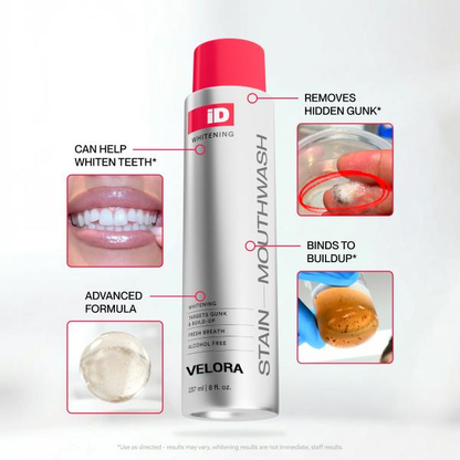 ✨ VELORA Stain Whitening Mouthwash 🌿 | Brighten Your Smile & Freshen Your Breath with Essential Oils 🦷🌬️ | 237ml-9YOE9