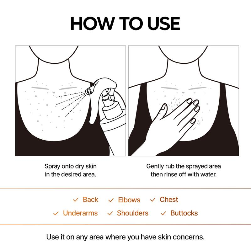 [VELORA Official] Peel Shot Keratin Care Kojic Acid Turmeric Spray 200ml Pore Clearing Exfoliating Formula Skin Repair Scrub-9YOE9
