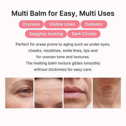 💖 VELORA PDRN Pink Collagen Volume Multi Balm | 🌟 All-In-One Rejuvenating Stick, Firming Anti-Aging, Reduces Fine Lines | 🌼 Specially for Under-Eyes, Neck, Forehead, Smile Lines, and Lip Care | ✨ The Secret Weapon for Youthful Skin-9YOE9