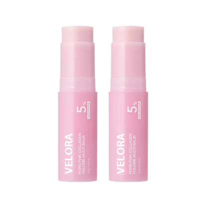 💖 VELORA PDRN Pink Collagen Volume Multi Balm | 🌟 All-In-One Rejuvenating Stick, Firming Anti-Aging, Reduces Fine Lines | 🌼 Specially for Under-Eyes, Neck, Forehead, Smile Lines, and Lip Care | ✨ The Secret Weapon for Youthful Skin-9YOE9